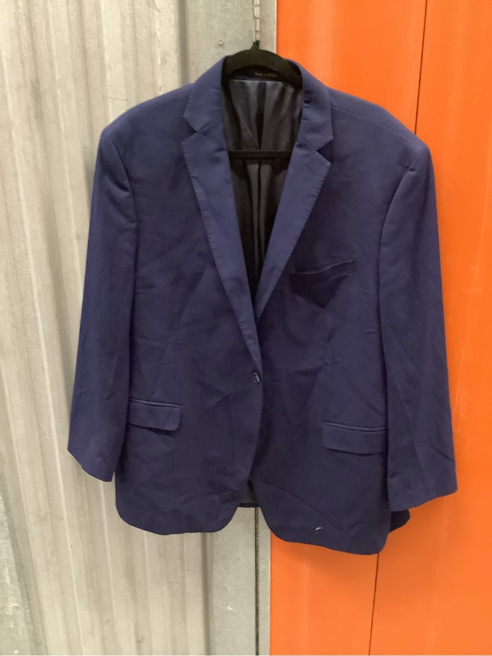 Calvin Klein Deep Blue Single-Button Sport Coat
